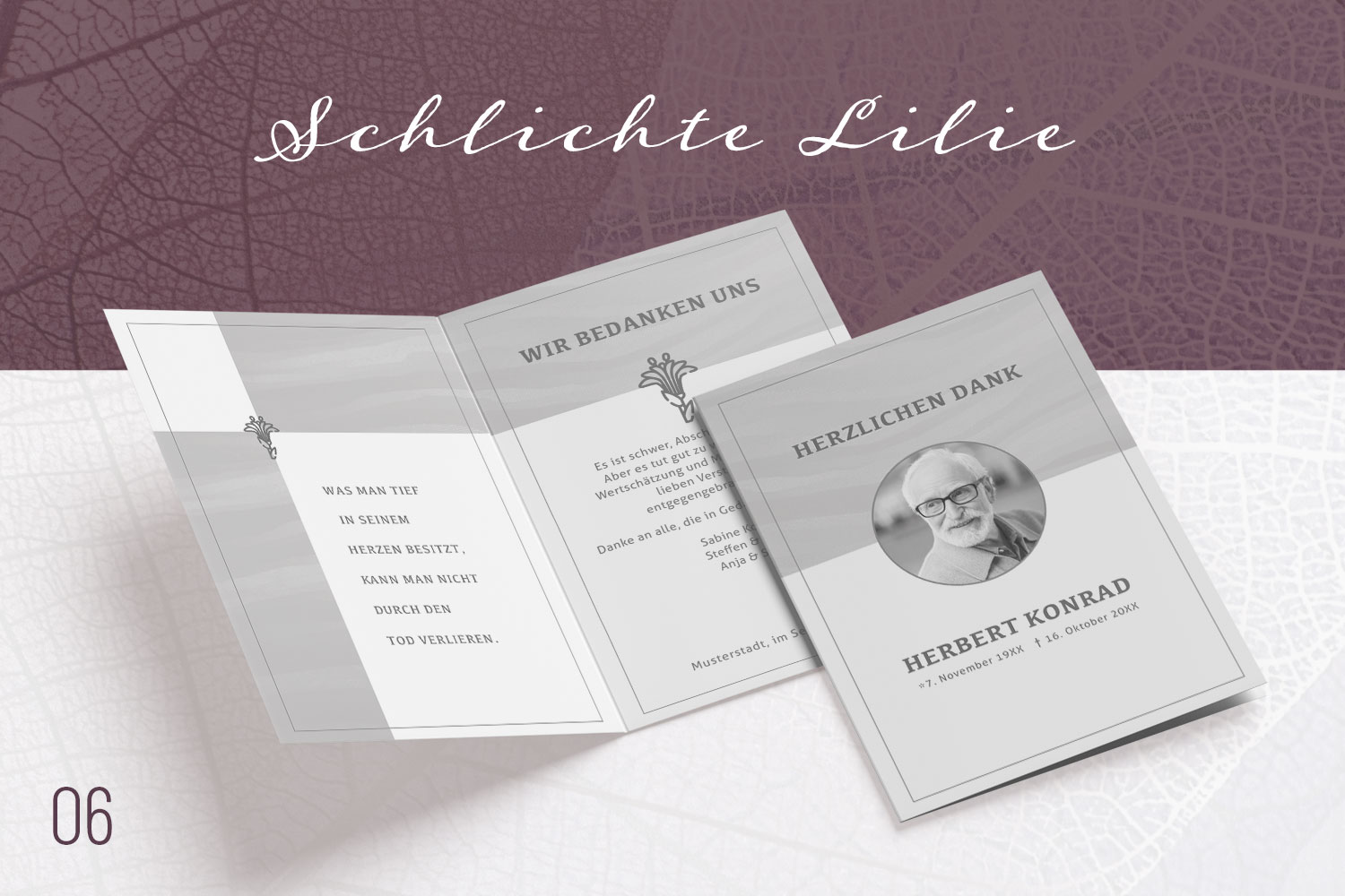 06 – Schlichte Lilie